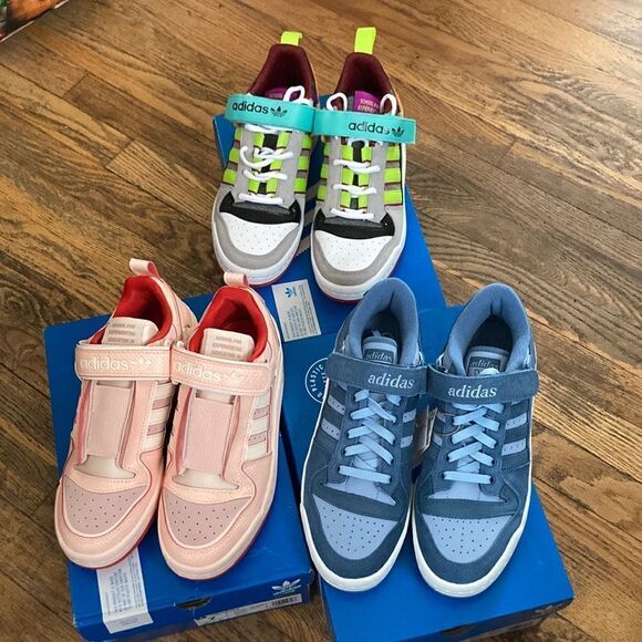 Adidas Originals Forum Plus W, Forum Low W & Forum Low Pink Size 7 ONLY - Picture 4 of 12